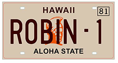 OPO 10 - Réplica de la matrícula metálica del Coche Compatible con Ferrari 308 GTS de la Serie Magnum (60)