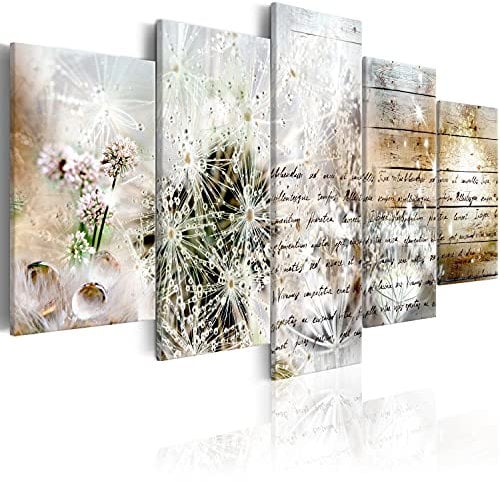 murando - Leinwandbild Abstrakt Retro Vintage, 200x100 cm, 5-teilig, modern