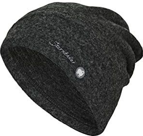 Sterntaler Baby Jungen Beanie Baby Slouch-Beanie Mütze - Beanie Baby, Kinderbeanie, Babymütze - aus Merino Wolle - anthrazit meliert, 51
