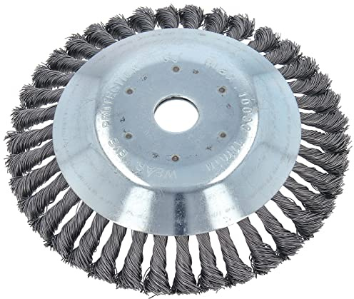Profi Wildkraut Fugen Unkrautbürste 25,4x200mm Motorsense Freischneider Gezopft