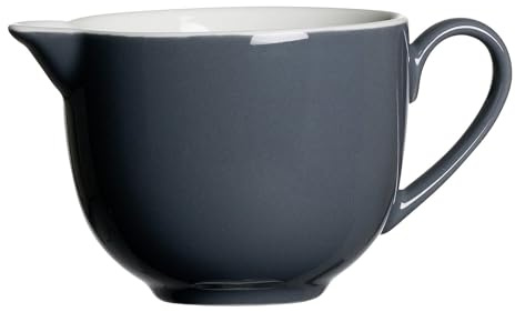 Ritzenhoff & Breker Doppio Giesser, Milchgiesser, Milchkännchen, Geschirr, Porzellan, Anthrazit, 180 ml, 430295