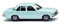 Wiking 079305 H0 Opel Rekord D, hellblau Spur HO 1:87