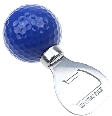 Décapsuleur en forme de balle de golf sur le thème du golf - Décapsuleur amusant pour réfrigérateur - Cadeau fantaisie pour les amateurs de golf