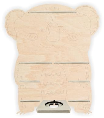 Farbklecks-Collection Musikboxregal Natur Tier Koala - passend für Toniebox - Regal mit Platz für Box sowie 25-30 Figuren