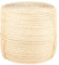 'vidaXL Robust 100% Natural Sisal Rope, 8mm Diameter, Multipurpose Use for DIY Crafts, Cat Scratching Posts, Gardening, Landscaping, Shipping - 25m Length