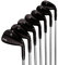 Ram Golf FX77 Stainless Steel Players Distance Black Iron Set RH 4-PW Steel Regular