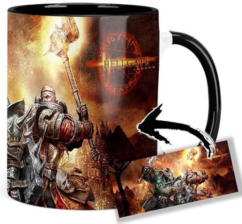 MasTazas Hellgate London Taza Ceramica Interior y Asa Negra