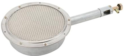 TABODD Dia 23.5cm BBQ Infrarotbrenner Gasgrill, Barbecues Infrarot Seitenbrenner Gas Camping Brenner Infrarotbrenner gasgrill Keramikheizung zum BBQ Kochen Grillen Braten, Runden