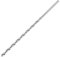 ENT 50447 Foret à bois Ø 7 mm, extra long 200 mm, Acier à coupe rapide, avec pointe centrale et arête de coupe, D 7 x NL 135 x GL 200 mm, tige cylindrique