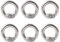 6 Stück Ringmutter M8, 304 Edelstahl, Ringösen Augenmuttern Ringmuttern, Ringschrauben for Befestigen Sie hängende Ornamente, Blumentöpfe, Schaukelständer usw.