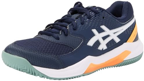 ASICS Herren Gel-Dedicate 8 Padel Sneaker, Mitternachtsweiß, 40 EU