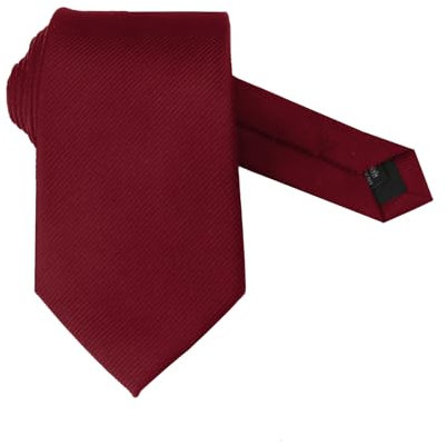 SycloPak Krawatten Für Herren,Tie,Rote Krawatte Damen,Schlips Herren,Nylon-Krawatten,Mens Ties,Krawatte Damen,Krawatte Weinrot,Moderne Krawatte Herren Einstellbare Schmal Elegant Hochzei,Krawatte