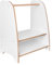 GUGI - Kindergarderobe mit Aufbewahrung Größe S 65x73x36 cm - Kinderkleiderschrank mit Kleiderstange, Kindermöbel mit Fächern