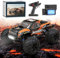 BEZGAR HP161 RC Auto, 1:16 Offroad Ferngesteuertes Auto Erwachsene 4WD wasserdicht Rennauto Geländewagen RC Crawler mit 2 Wiederaufladbaren Batterien für Erwachsene und Kinder
