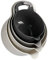 BoxedHome 4 Pack Nesting Mixing Bowl with Pour Spout and Handle, BPA Free Microwave & Dishwasher Safe (Grey, 4 Pack with Handle)