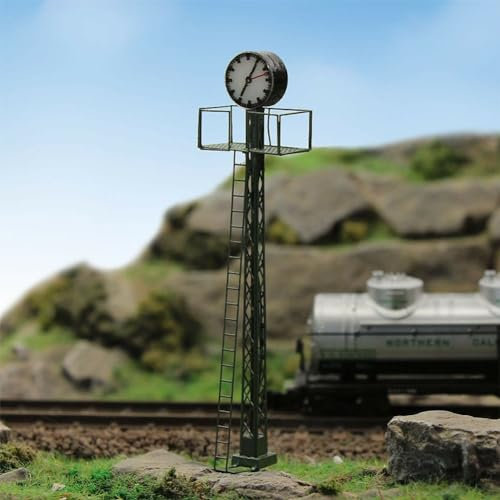 Modell-Eisenbahn-Lichter, Modelleisenbahn-Beleuchtung,Miniatur Rasen Eisenbahn Zug Micro Landschaft 3V Laterne Lichter, 2 Stück Gittermast-Licht-Set für Spur N, LED Yard Licht Straßenmodell
