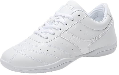 Serenitison Damen Cheerleading Schuhe,Mädchen Atmungsaktiv Cheerleader Schuhe,Leichtgewicht Cheer Schuhe,Aerobic Wettkampfschuhe,rutschfeste Gummisohle,für Tanztraining,Wettbewerbe und Prüfungen