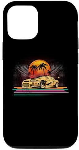 Hülle für iPhone 13 Klassisches Retro 70er Jahre Motorsport Rennwagen oder Muscle Car