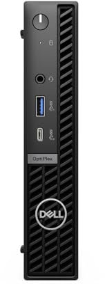 Dell OptiPlex 7020 - Micro - Core i5 12500T / 2GHz - RAM 16GB - SSD 512GB - NVMe, Class 25 - UHD Graphics 770-1GbE, Bluetooth, 802.11a/b/g/n/ac/ax (Wi-Fi 6E) - Win 11 Pro - Schwarz