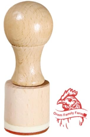 Personalisierter Hühnerei Stempel - Multifunktionaler Stempel für Frische Eier, Exquisiter Markierer für Ton