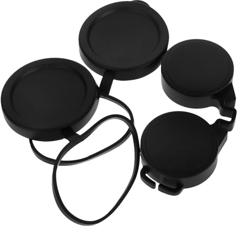 Toddmomy 3pcs Rubber Eyepiece Lens Covers Protective Binocular Objective Caps Outdoor Lens Protection for Telescopes Bird Watching Hiking Travel