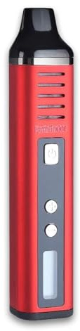 Pathfinder V2 Vaporizer für getrocknete Kräuter, große Keramikkammer, 2200-mAh-Akku, erweiterte Temperatureinstellungen, innovativer und funktional gestalteter Kräutervaporizer (Rot)