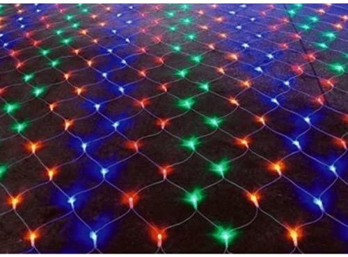 Noma 240 Fit & Forget Battery Operated Multi Effect Net Lights Timer - Multi