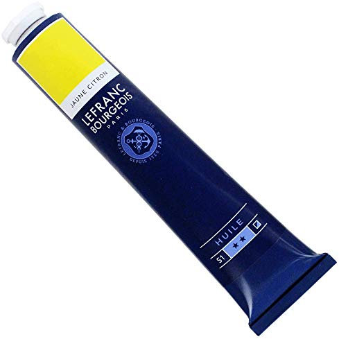 Lefranc & Bourgeois Fine Oil Pintura al Óleo, Amarillo (Lemon Yellow), 150 ml
