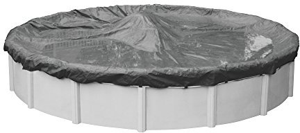 Pool Mate 5128-4-PM 20 Jahre Profi Winter Rund Aufstellpool Abdeckplane 8,5 m, Anthrazit