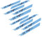 OTOTEC S922BF Lot de 10 lames de scie sabre flexibles de rechange pour métal 150 mm