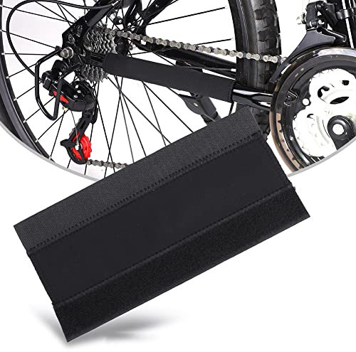 Alomejor 2 Stücke Fahrradrahmen Beschützer Kettenstrebenschutz Fahrrad Rahmen Schutzpolsterbezug (2PCS-1#)