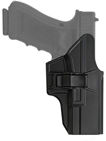 efluky Glock 19 23 32 Gürtelholster Glock Holster Pistole Molle Gun Holster Fit Glock 19 23 32(Gen1-5), Glock 19X, Glock 45, Rechts Belt Clip 60° Einstellbar