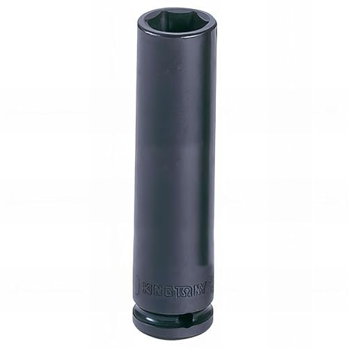 King Tony - Douille à choc pour bougies longue métrique 6 pans 3/8 - 16 mm L. 110mm