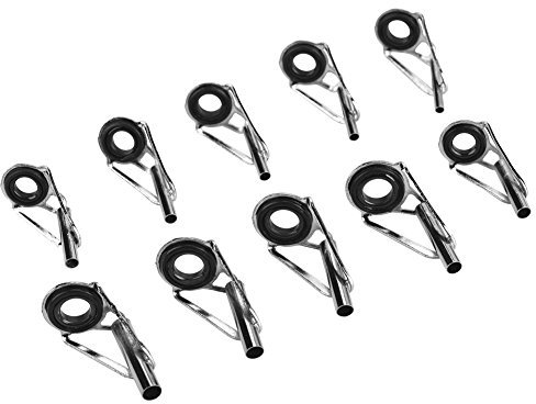80St Rutenringe Reparatur Set, Angelrute Reparatur Kit Angelrutenführung Sringe Tipps Set Spinnruten Tip Tops für Salzwasser See Wasser Fischen