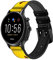 Innovedesire Bicycle Bike Sunset Cinturino in Pelle Smartwatch per Fossil Hybrid Smartwatch Nate, Hybrid HR Latitude, Hybrid Smartwatch Machine Taglia (24mm)