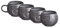 BUTLERS Keramik 4er-Set Tasse mit Henkel | Cappuccino- und Kaffeetasse 350 ml mit reaktiver Glasur