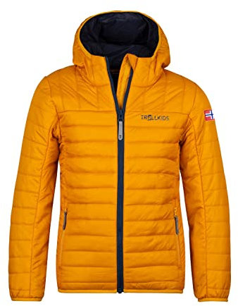 Trollkids Kids Eikefjord Jacket 104, golden Yellow