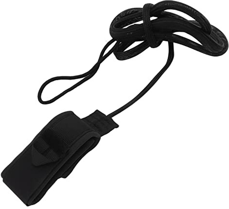 Stand Up Paddle Board Fußleine Verstellbares Surfbrett-Lanyard Tragbar Einfach anzubringen Bequem Unzerstörbar Flexibel Für den Außenbereich Schwarz