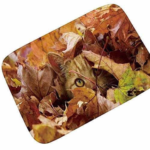 Bienvenido Hay un montón de gatos aquí Felpudo Alfombra suave y cómoda Alfombrillas de bienvenida antideslizantes para el hogar Cocina Bañera lavable Alfombrillas de ducha Decorativas 20 * 31 pulg./50