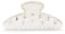 LILIE&WHITE Haarspange Haarclip in Weiß – Elegantes Design mit Strasssteinen und Herzmotiven, Stabiler Haarschmuck für Damen, Geeignet für Alltag und besondere Anlässe