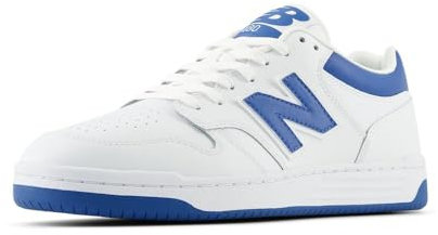 New Balance Men's 480 V1 Sneaker, White/Blue Agate, 45.5 EU
