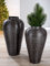 GILDE Bodenvase Noir Aluminium schwarz 67847
