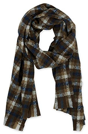 Hadley Wren Damen Autumn Plaid Scarf, Soft Wrap Schal, warm und weich, Braun, 71 X 27.5