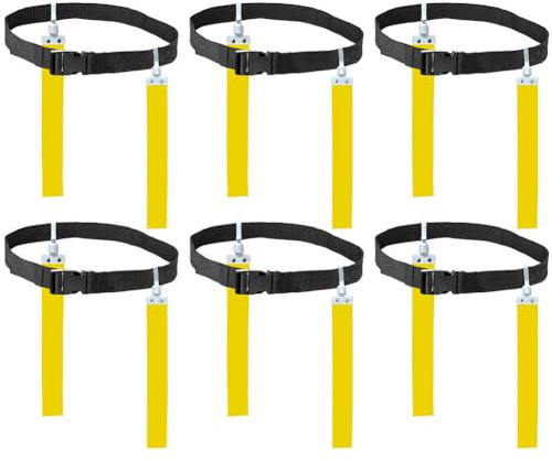 Lpitoy Flag Football Set Flag Football Ausrüstung Flag -fußballgürtel Und Fahnen Setzen EIN Verstellbarer Fußballgürtel Für Kinder Teenager Training