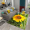 Sonnenblumenpflanze Blume Gelb 3D-Druck Weicher Kinderzimmerteppich 120 X 160 Cm / 47.24 X 62.99 - Rutschfester Teppich Mit Niedrigem Flor - Waschbar - Anti-Flecken, Fusselt Nicht: Umweltfreund -4K4