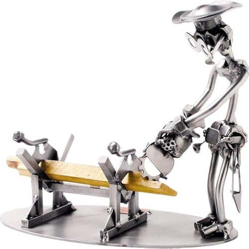 Metallfigur Zimmermann Geschenk Figur Murmeln Geburtstag Jahrestag Geschenk Werbegeschenk Geschenk
