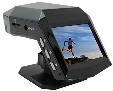 Vanessanty Enregistreur de Conduite VidéO de Voiture 1080P CaméRa de Tableau de Bord Full HD avec Console Centrale LCD Voiture DVR Enregistreur VidéO Moniteur de Stationnement