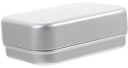 WOONEKY Jabonera de Aluminio de Estilo Japonés Caja de Viaje para Jabón Tapa de Drenaje Soporte Portátil para Jabón para Acampar Gimnasio Y Baño