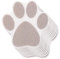SHOWERORO 10stücke Selbstklebende rutschfeste Badewannen Aufkleber Paw Design Für Badezimmer Dusche Treppen Antirutsch Sticker Für Schutz Graue Fußabdrücke Einfach Anzubringen