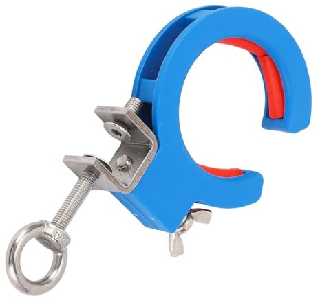 Kabelrinnen-Rollenklemme, Drahtzugrolle für den Einsatz in Ecken, Blau